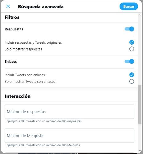 advanced search filters Twitter
