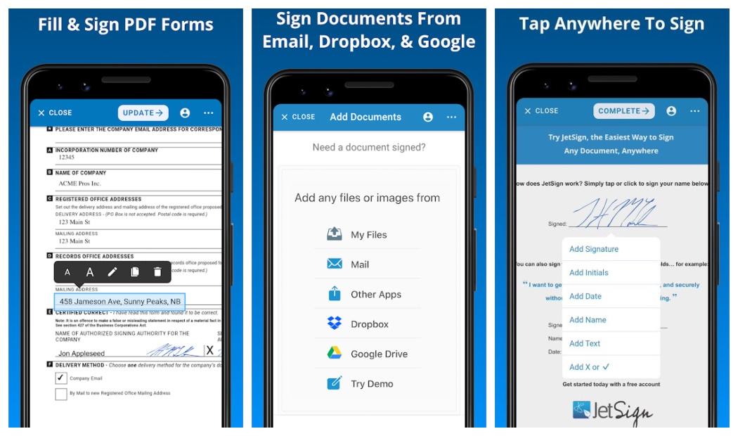jetsign app