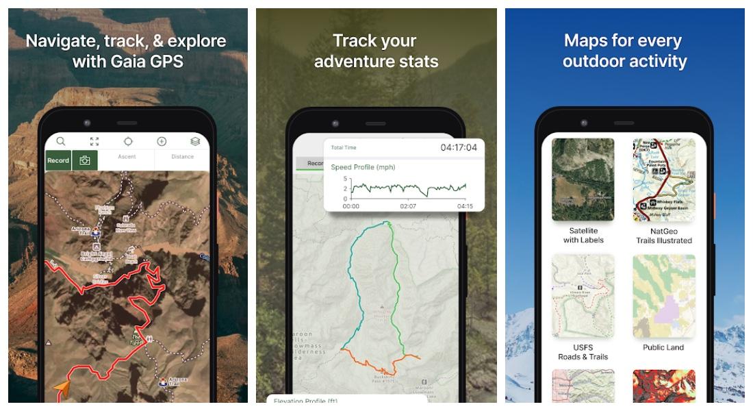 Gaia GPS app