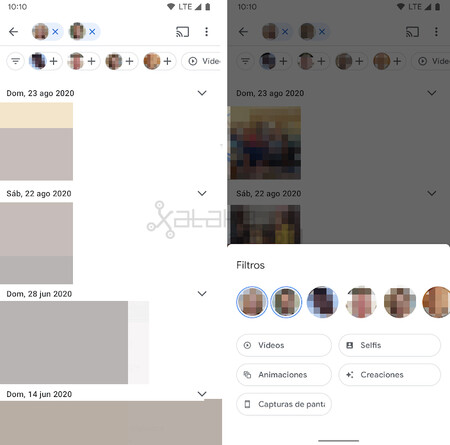 Google Photos Filters