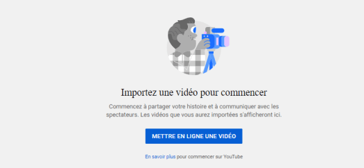 create a YouTube channel 