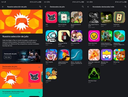 Recommended Games Google Play