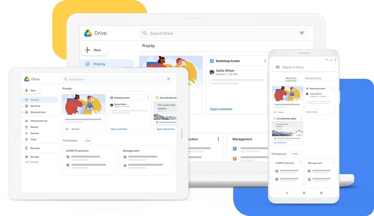 Google Drive for devices