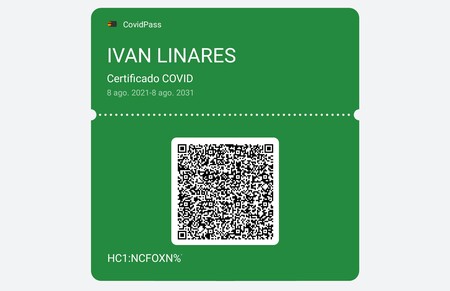Covid Huawei Wallet Certificate