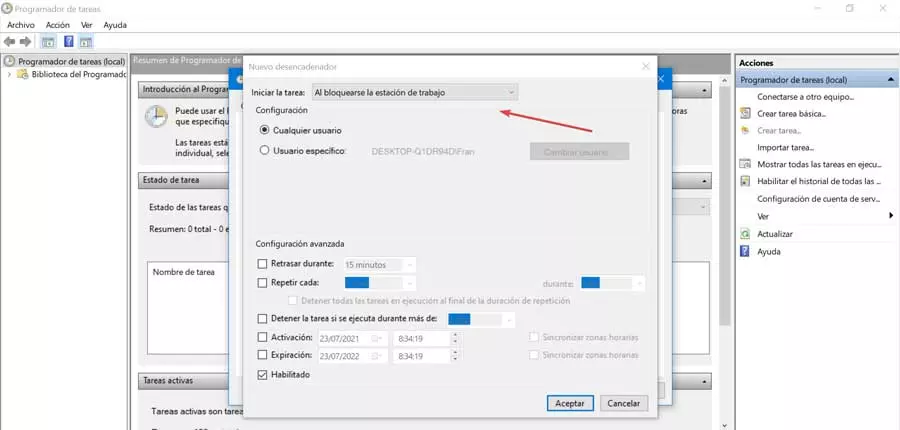 Start task when workstation crashes