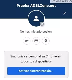 activate google chrome profile sync