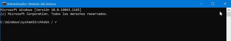 Run chdkdsk in Command Prompt