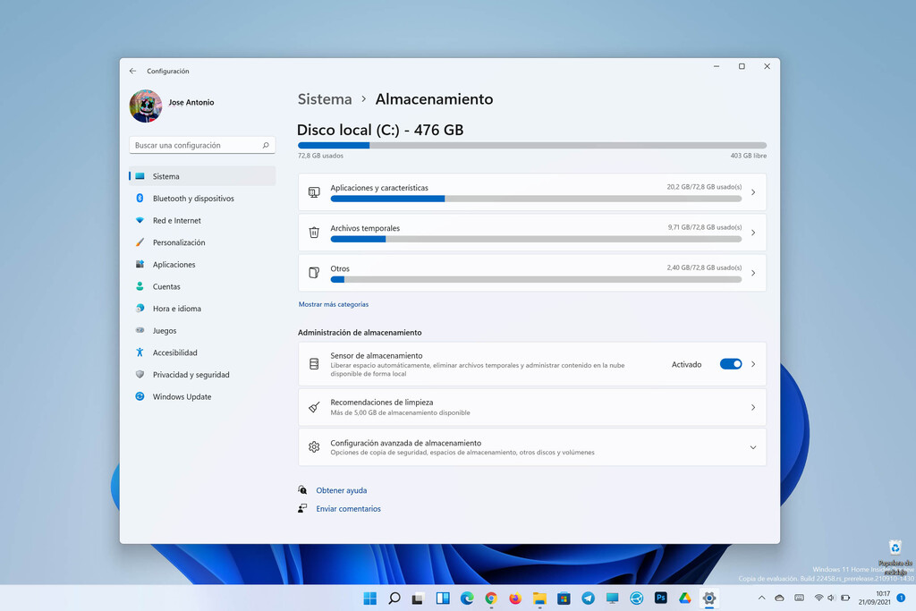 How to optimize hard drive storage in Windows 11 by deleting files you don't use and without third-party tools