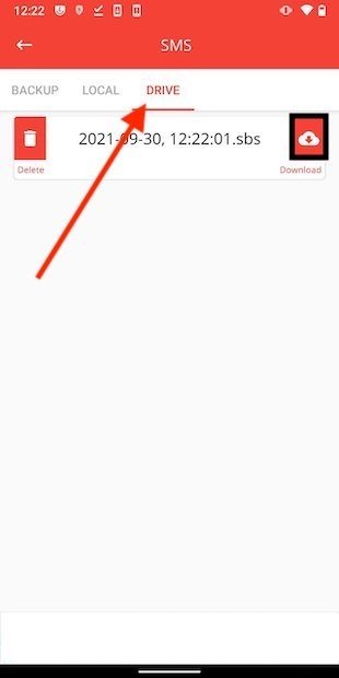 Download copy from Drive