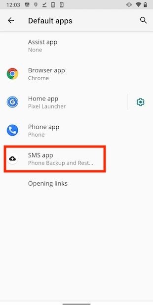 SMS app