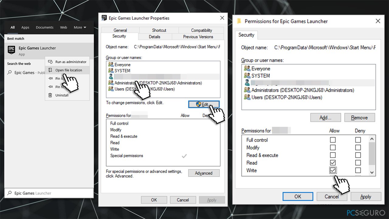How to fix EOS ERR 1603 Epic Games failed to install error?