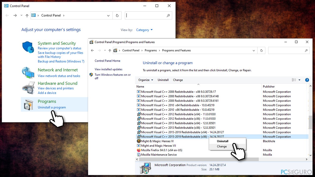 How to fix VCRUNTIME140_1.dll missing or not found error in Windows?