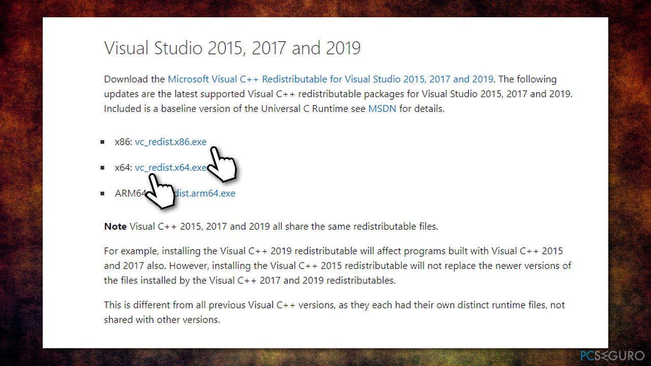 How to fix VCRUNTIME140_1.dll missing or not found error in Windows?