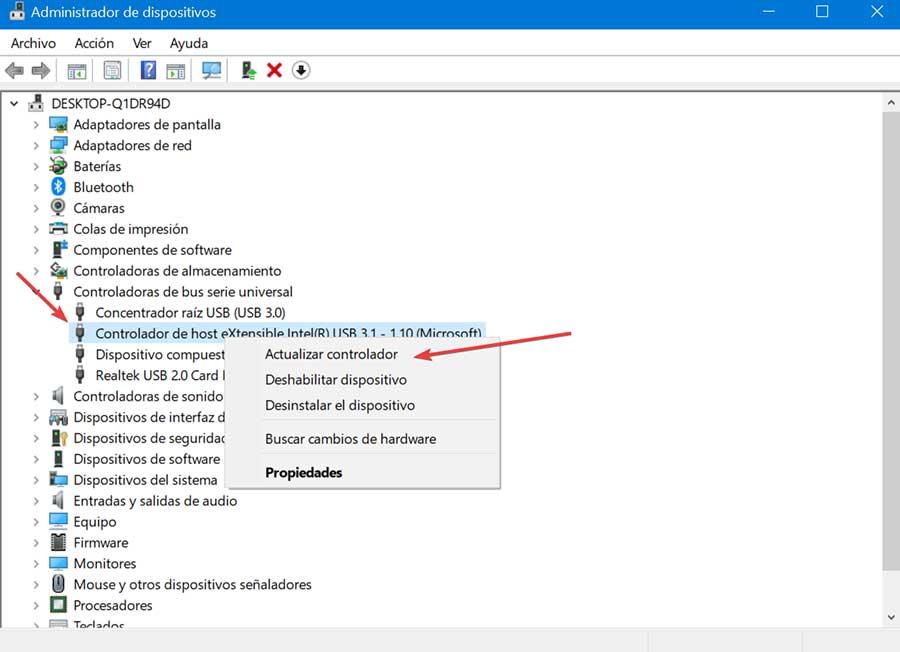 Update Intel USB 3.1 eXtensible Host Driver - 1.10