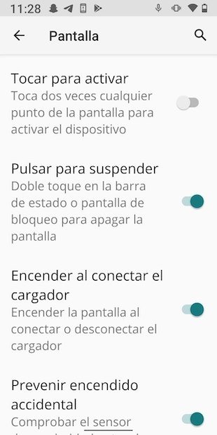 Other additional screen options