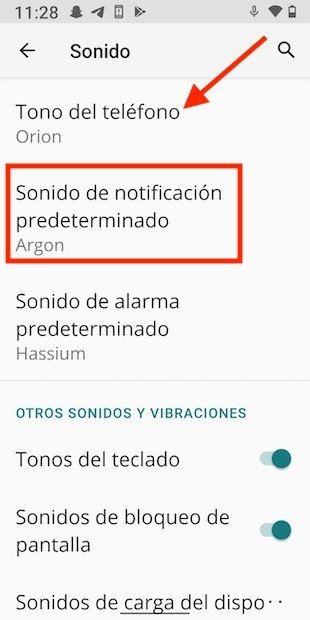 Change the tone to a louder one