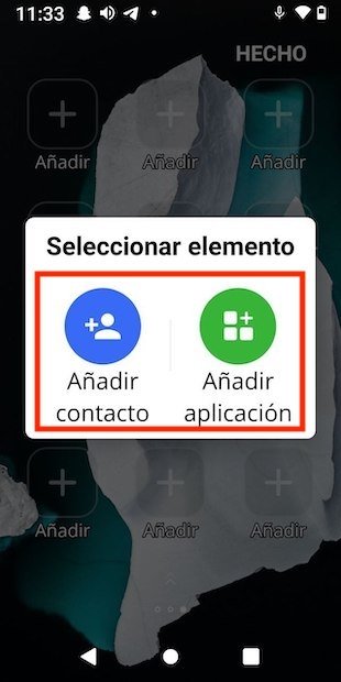 Options for adding shortcuts