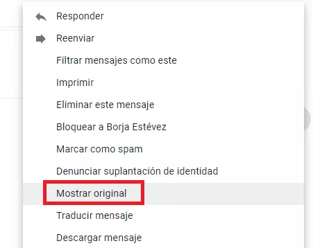 original message acknowledge