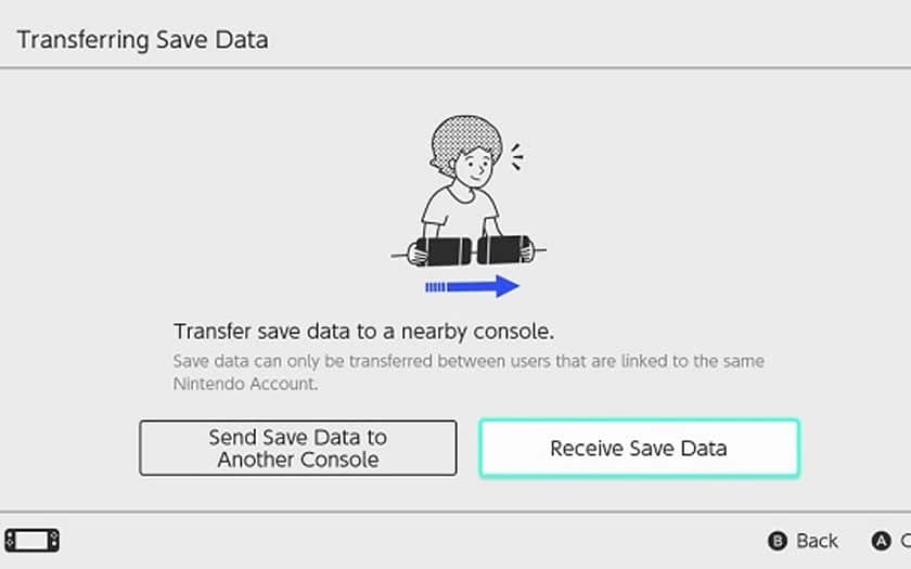 switch transfer backups